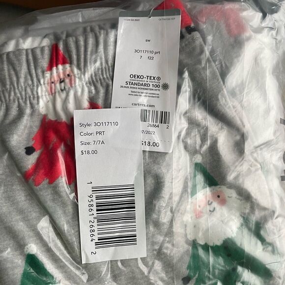 NWT Old Navy Christmas Trees Fleece Pajama Pants - Picture 2 of 4